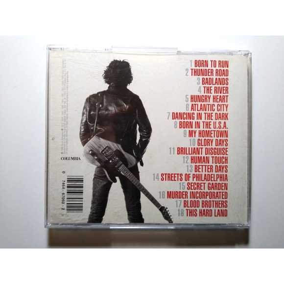 Bruce Springsteen Greatest Hits Music CD 1995 Columbia Pop Rock Classic Blues - Picture 3 of 3